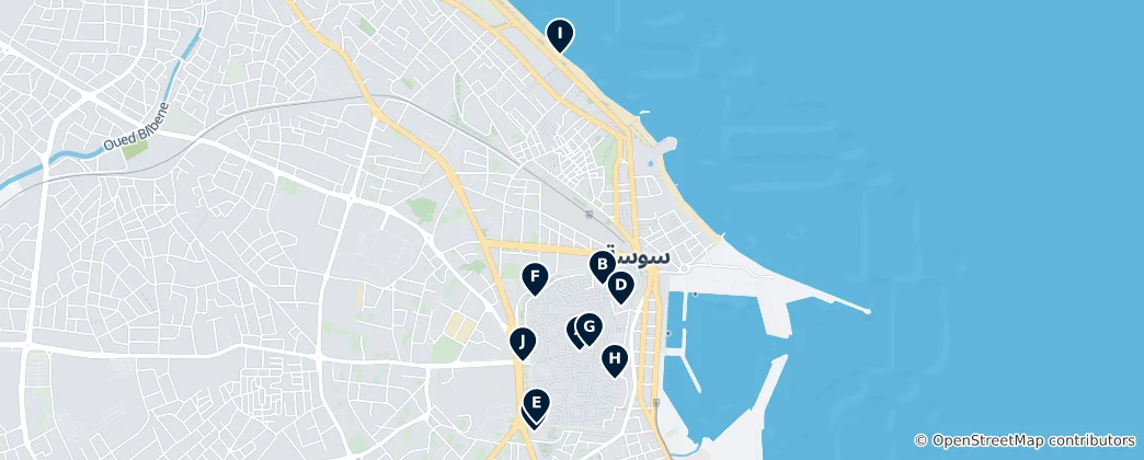 Mapa Sousse Medina Essentials