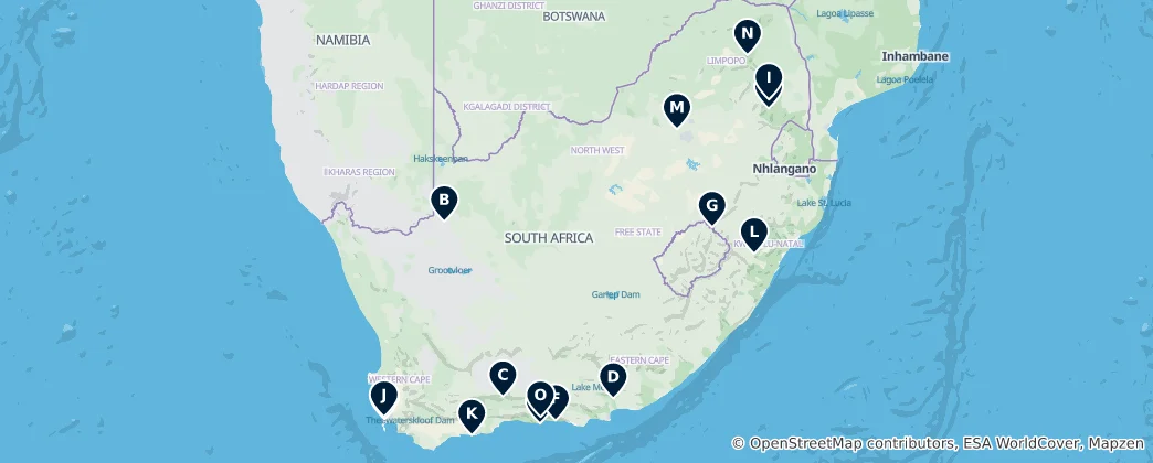Map of Natural Wonders
