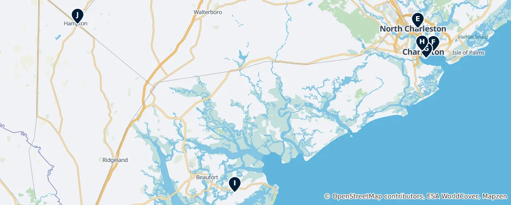 Mapa de Cultural & Historic Highlights