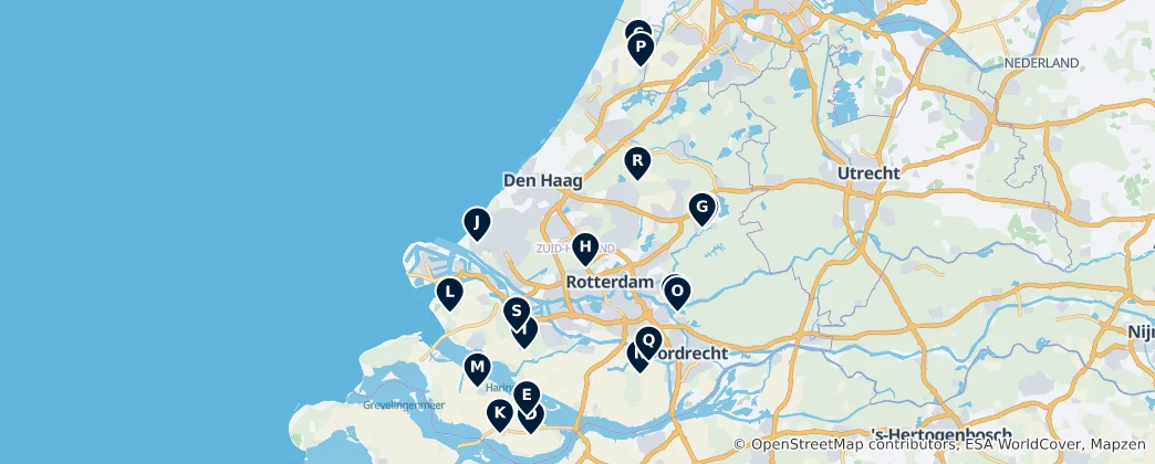 Carte de Iconic Dutch Windmills