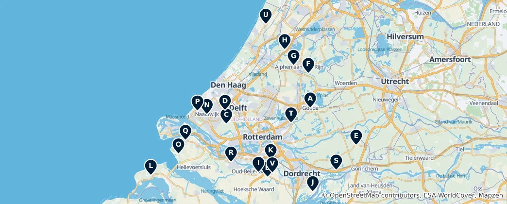 Carte de Local Markets and Farm Produce