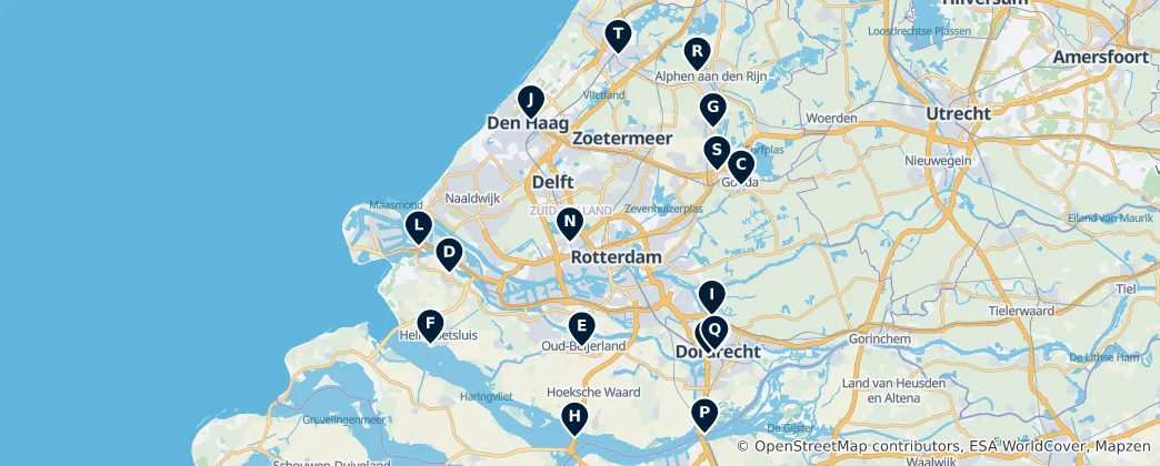 Carte de Notable Dutch Bridges