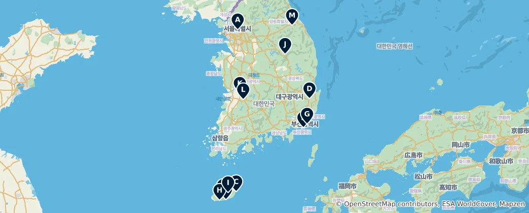 Mapa Iconic Viewpoints & Peaks