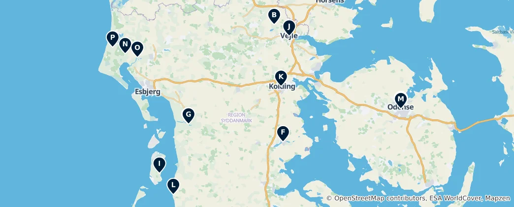 Mapa Historic Churches & Monasteries