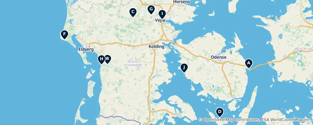 Top Camping & Caravan Sites Haritası
