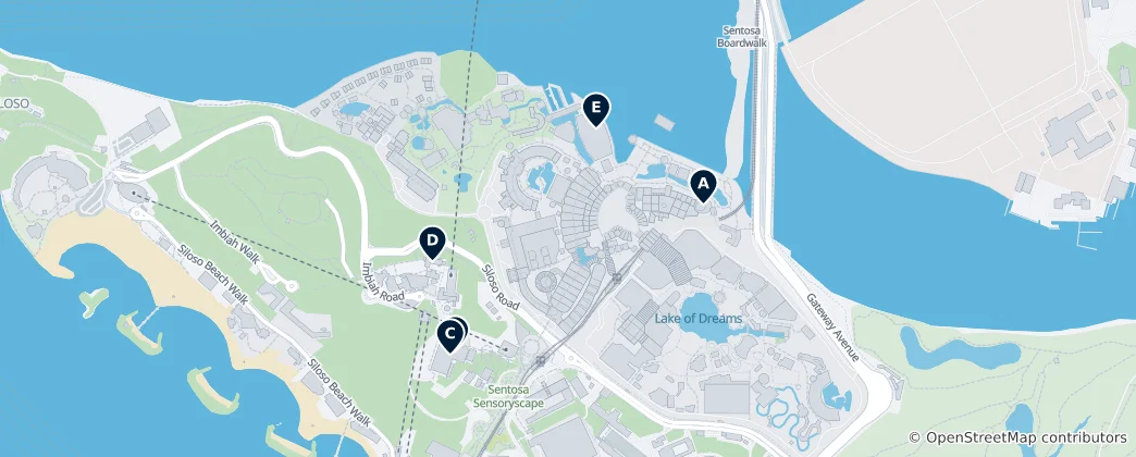 Mapa Singapore Museums