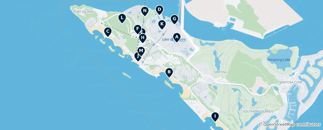 Map of Southern Islands Must-Sees