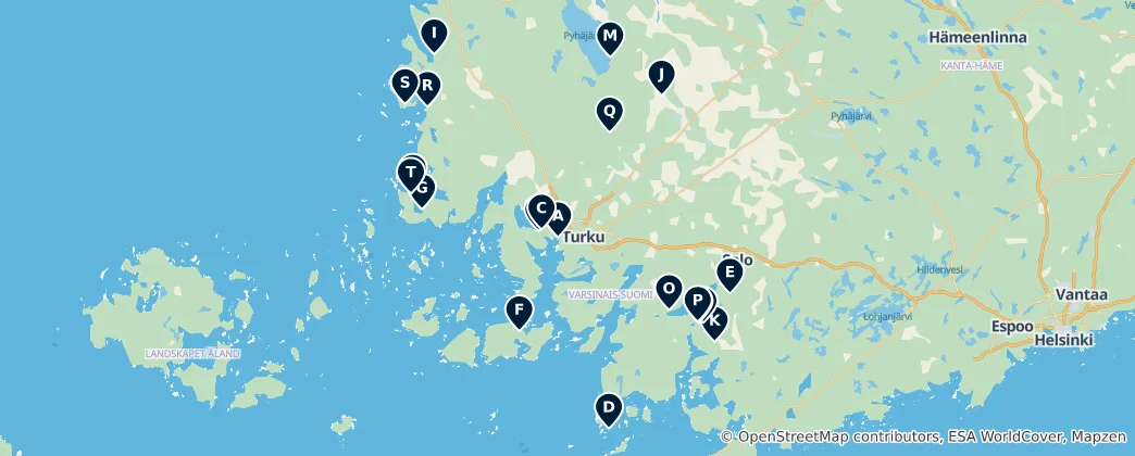 Mappa di Diverse Accommodations