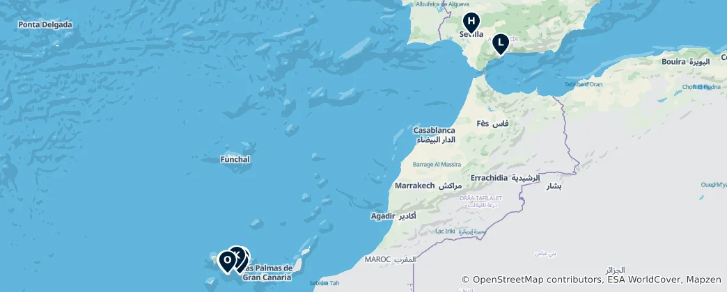 Map of Scenic Viewpoints & Nature