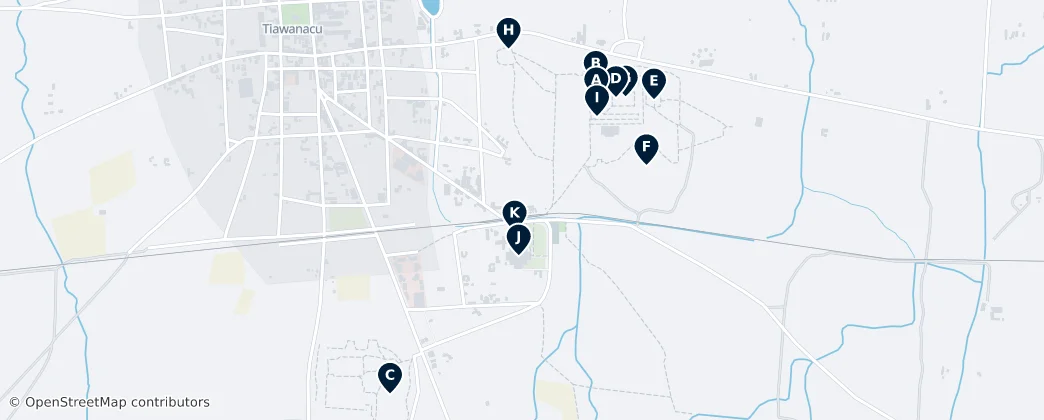 Spiritual and Political Centre of the Tiwanaku Culture Essentials — Map