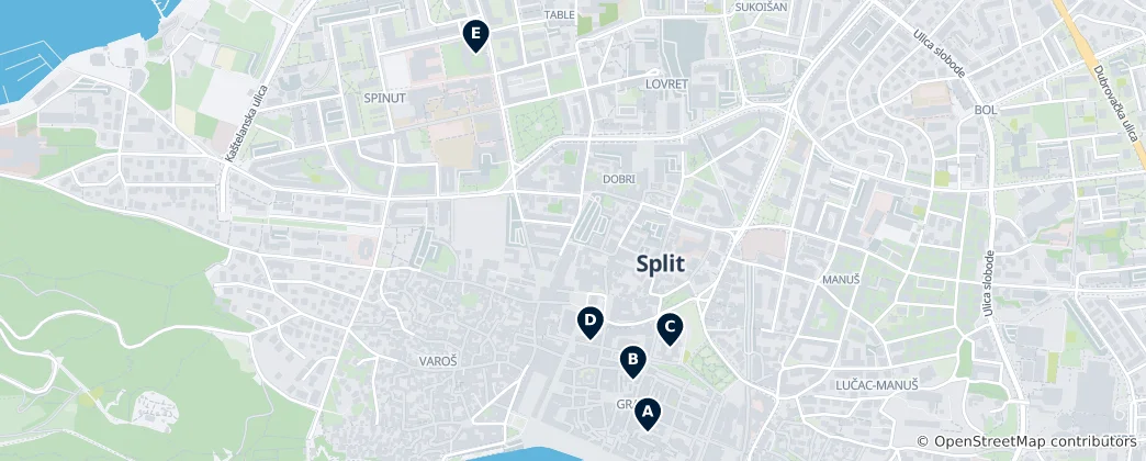 Mapa Hidden Gems