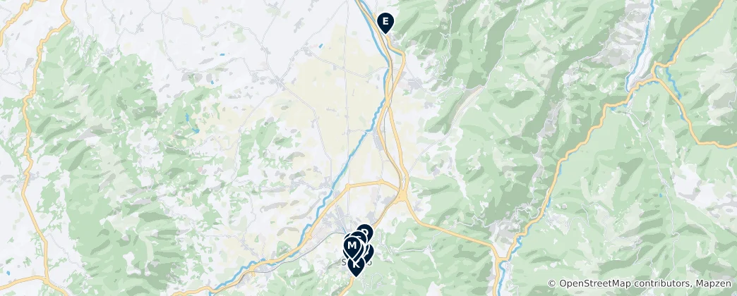 Térkép: Spoleto Essentials