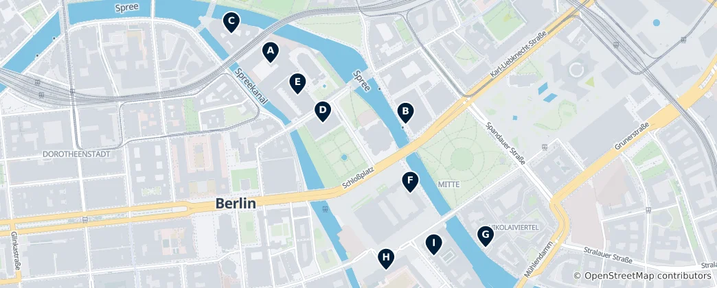 Map of Berlin's Historical Treasures