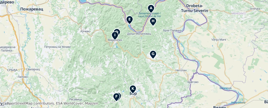 Caves & Nature — Map