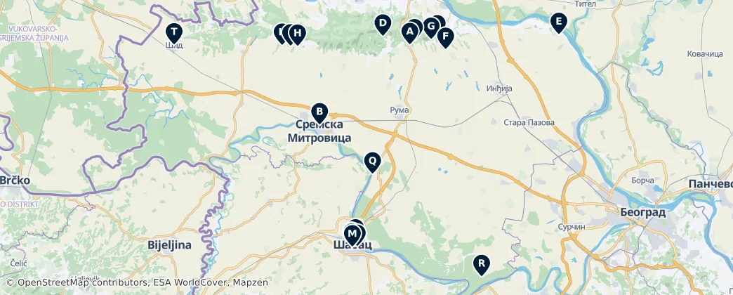 Historic Sites & Heritage — Map