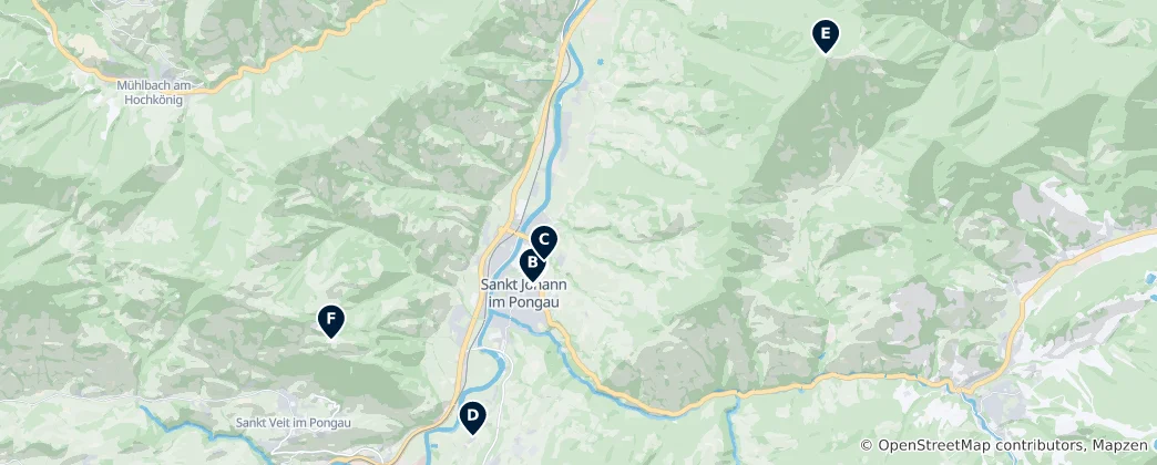 Carte de Sacred Sites