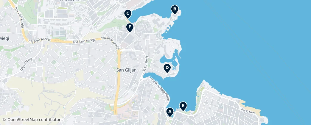 Editor's Choice: St. Julian's — Mappa