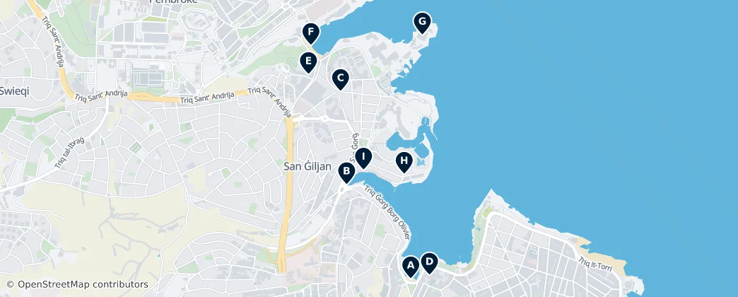 St. Julian's Essentials — Mappa