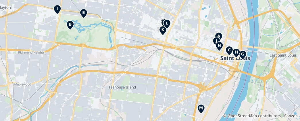 Mapa Museums & Art Galleries