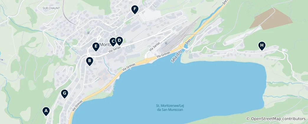 Map of St. Moritz Museums & Galleries