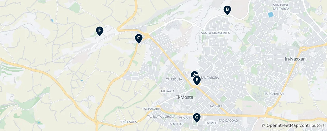 Mapa Mosta Unmissables