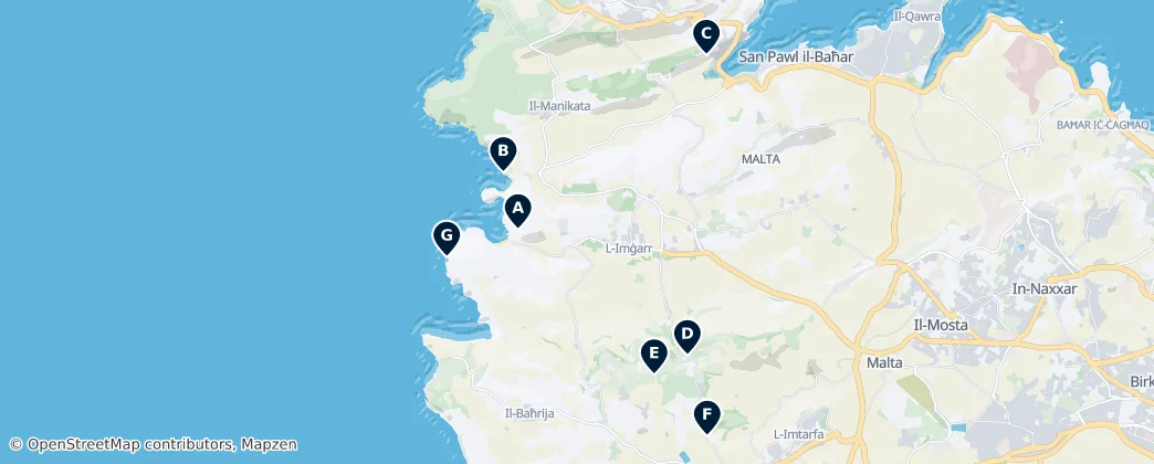 Hidden Gems of Mġarr 지도