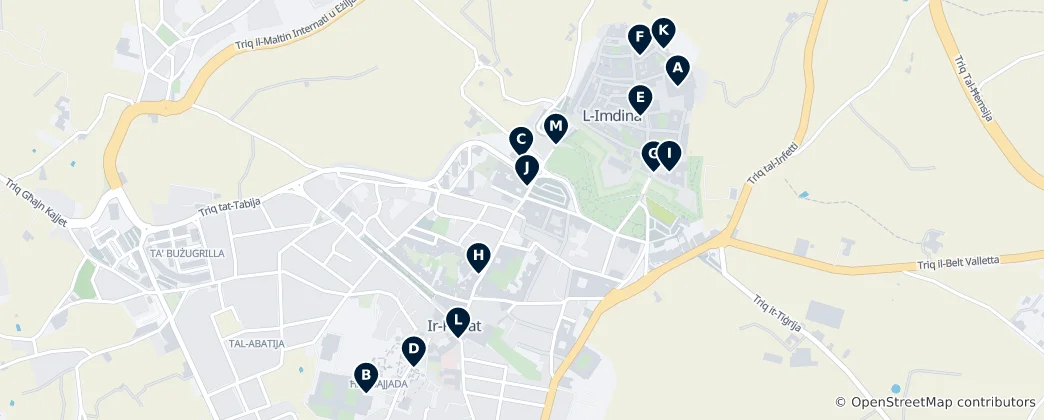 Map of St. Paul's Bay Essentials