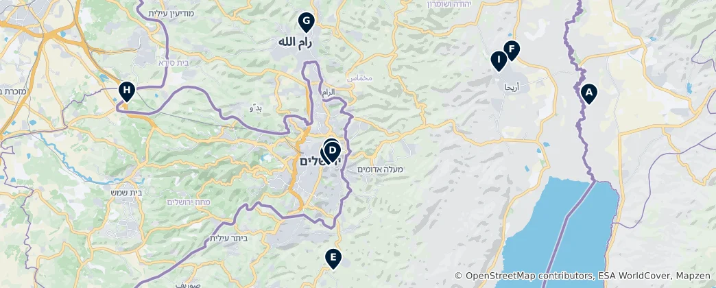 Map of Ancient Heritage & Tombs
