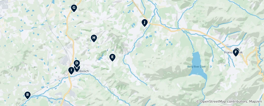 Mappa di Stellenbosch Essentials