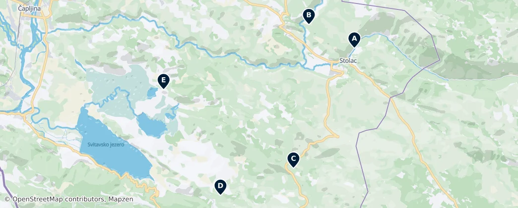 Hidden Gems — Mapa