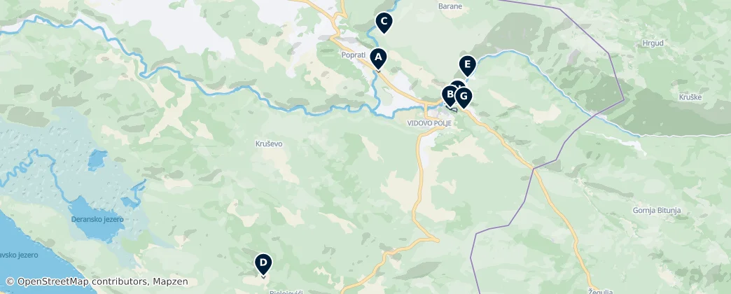 Stolac Essentials — Mapa