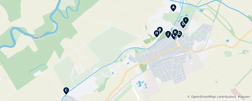 Mappa di Strážnice Essentials