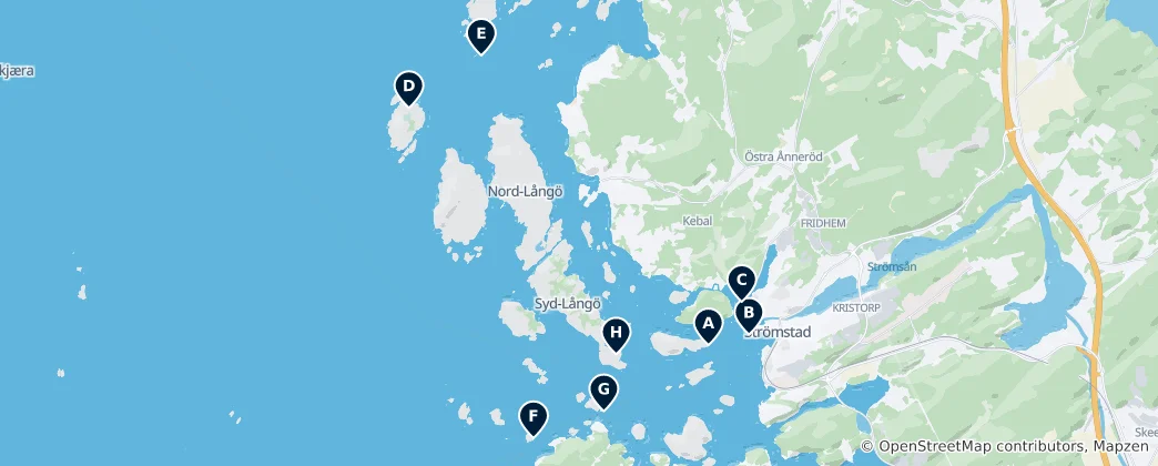 Carte de Coastal Heritage of Strömstad