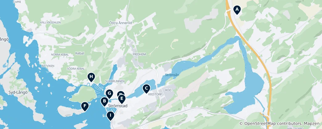 Map of Strömstad Essentials