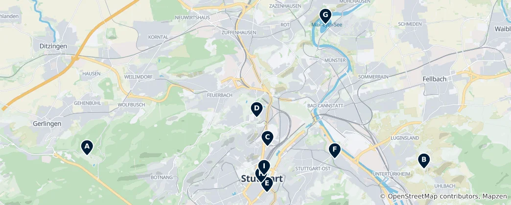 Map of Hidden Gems