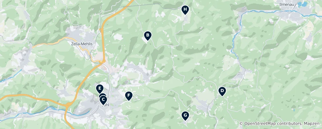 Map of Suhl Essentials