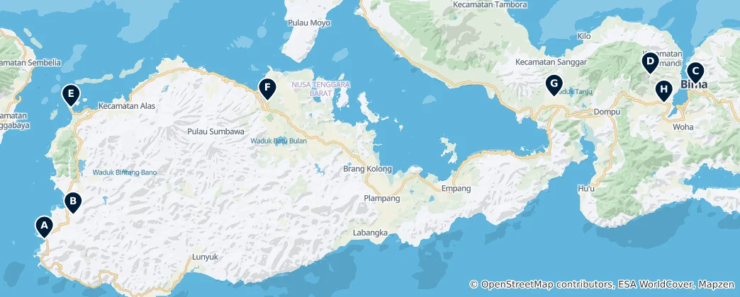 Mapa Sumbawa Essentials