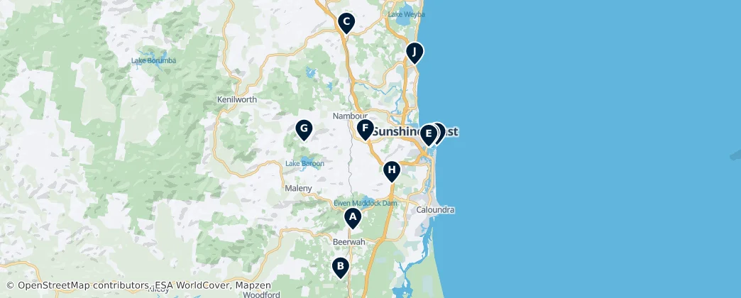 Sunshine Coast Essentials — Carte