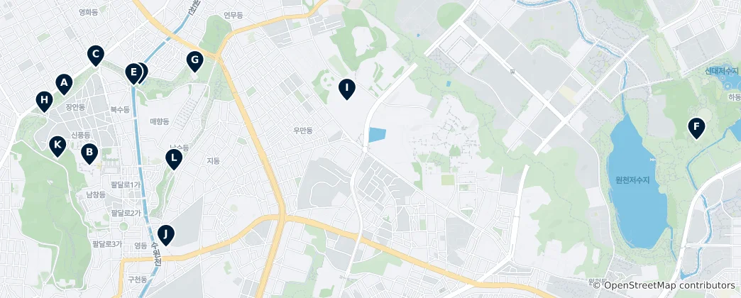Mapa Suwon Essentials