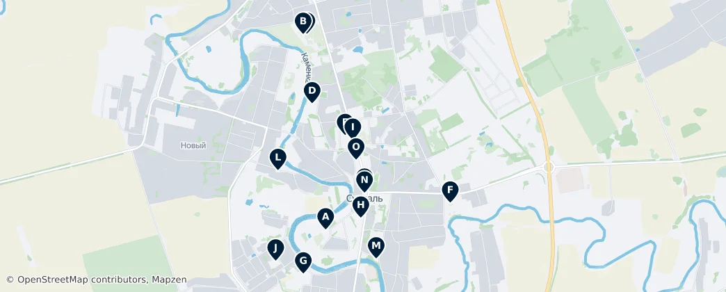 Churches and Monasteries of Suzdal — Térkép