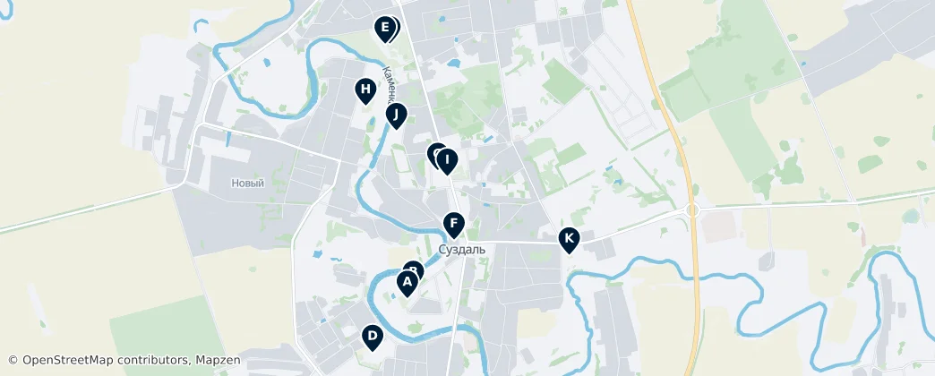 Suzdal Essentials — 地图