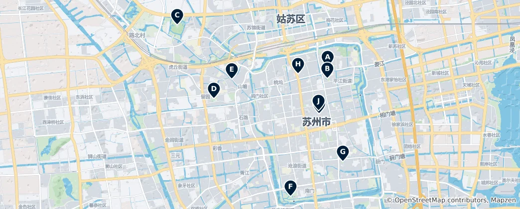 Mapa De Suzhou Essentials