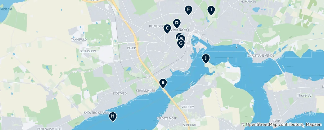 Mapa De Svendborg Essentials