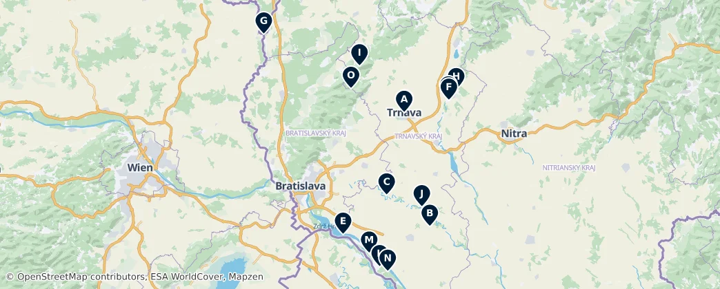 Nature & Outdoors — mapa