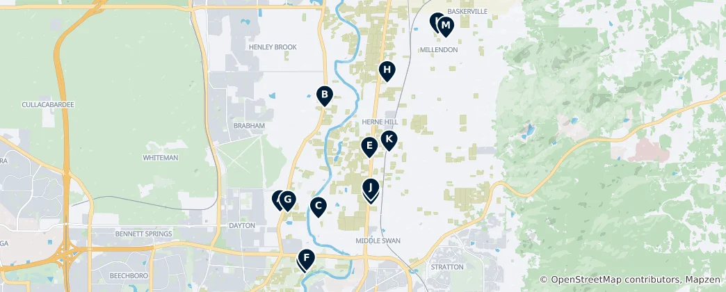 Map of Artisan Producers