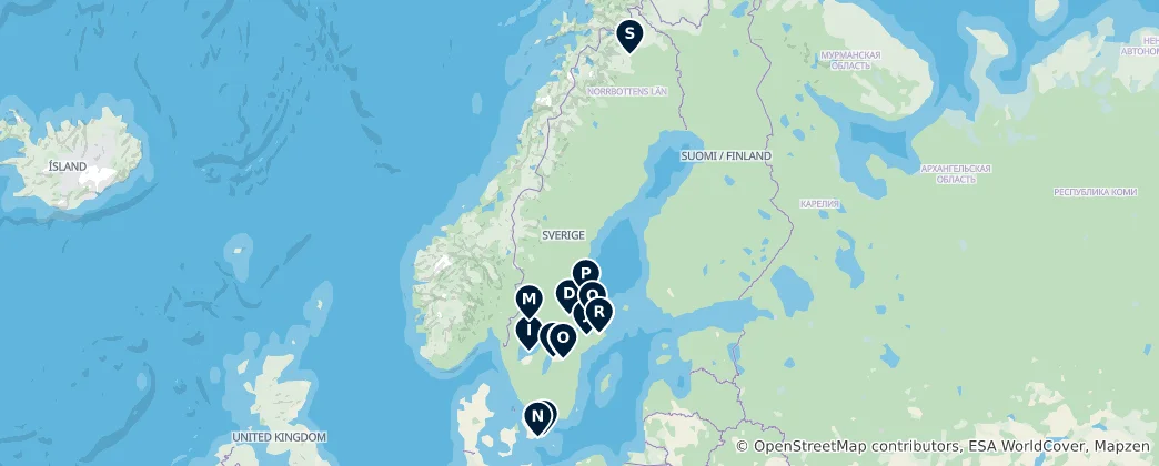Map of Museums & Galleries