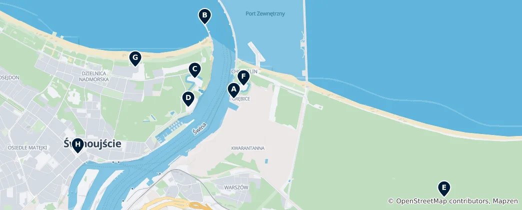 Map of Swinoujscie Essentials