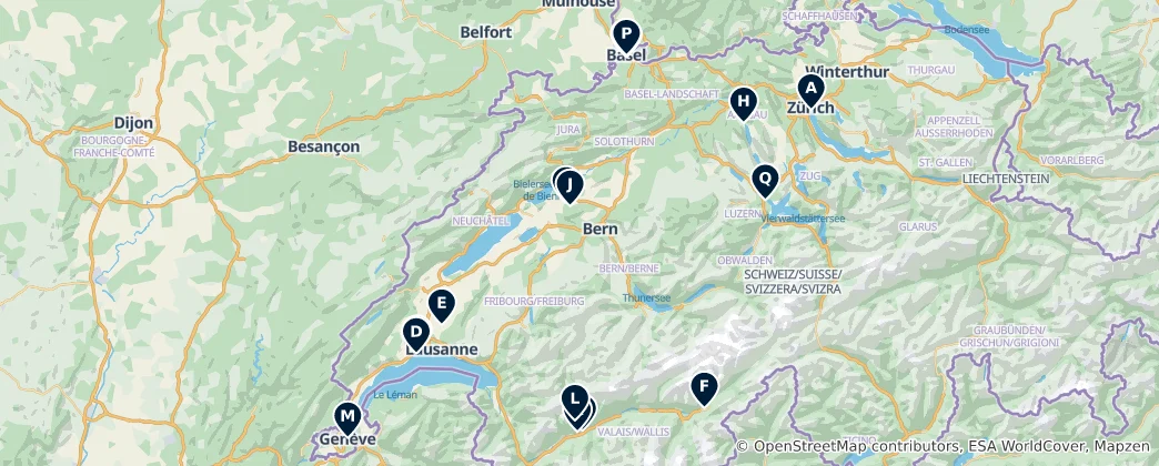 Map of Archaeological & Historical Sites