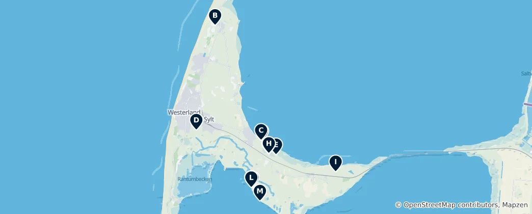 Map of Sylt's Ancient Heritage