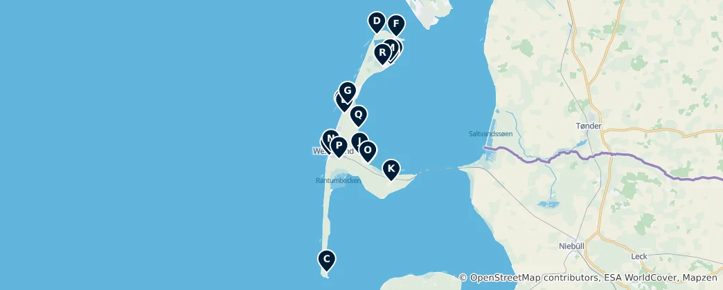 Map of Sylt's Essential Island Wonders